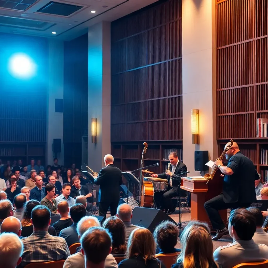Rob Thorsen Trio performing live at the Coronado Public Library