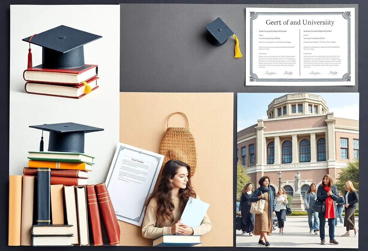 Visual representation of the impact of university donations on education