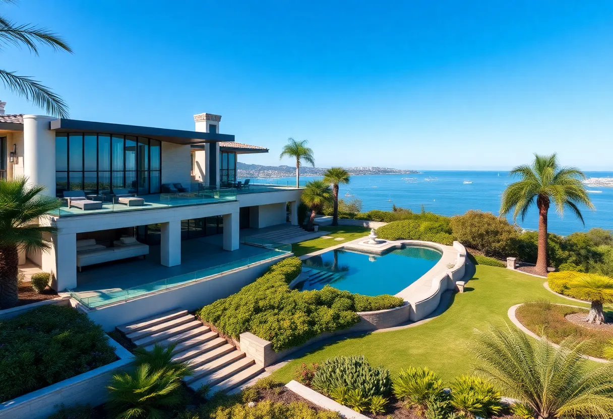 Luxury mansion at 3 The Point with bay views