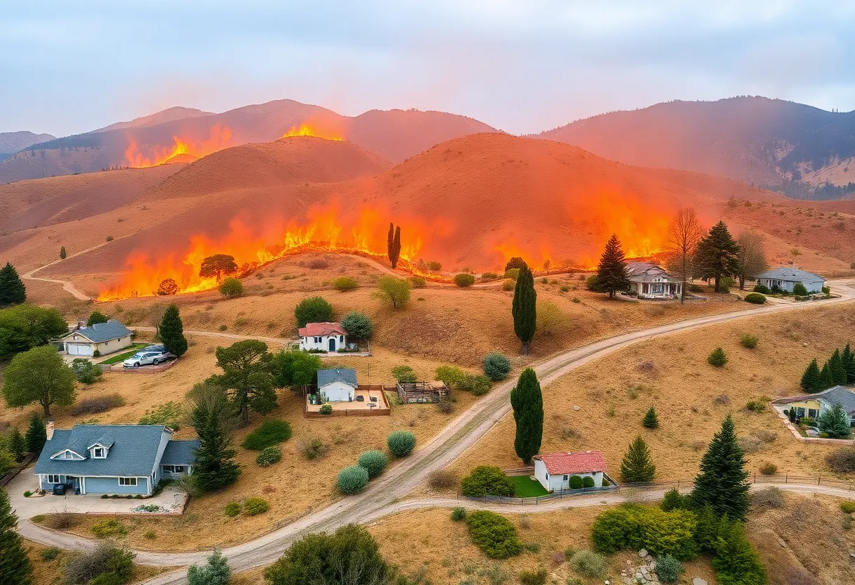 Landscape of California homes representing insurance market changes