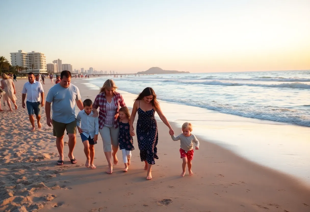 Sunset over Coronado Beach symbolizing community spirit