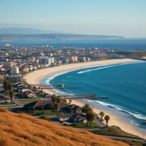 Coastal view of Coronado, showcasing the beach and community with focus on environmental issues.