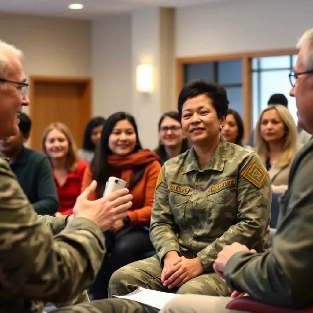 Community discussion on financial wellness for military families in Coronado