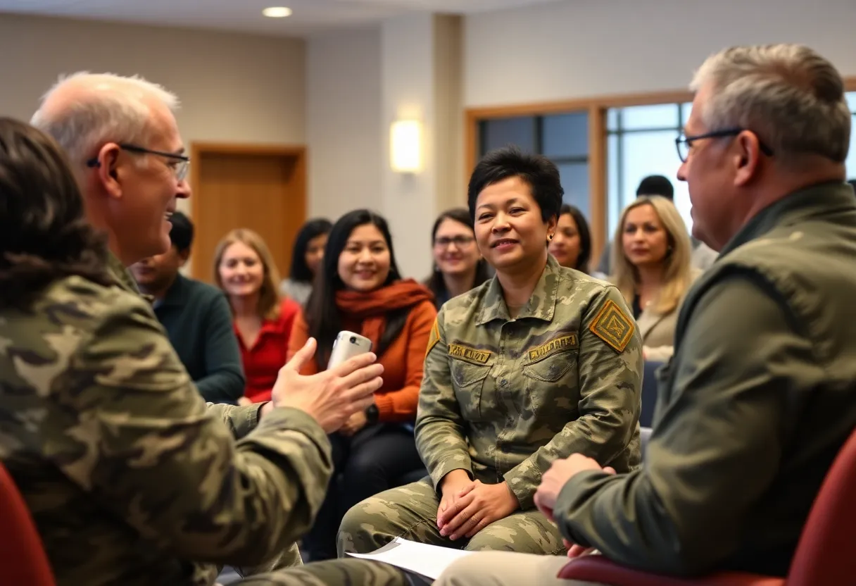 Community discussion on financial wellness for military families in Coronado