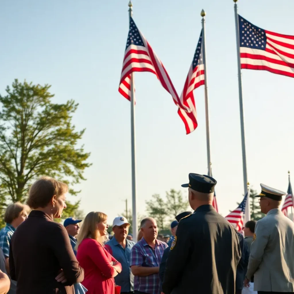 Community tribute for military service members in Coronado