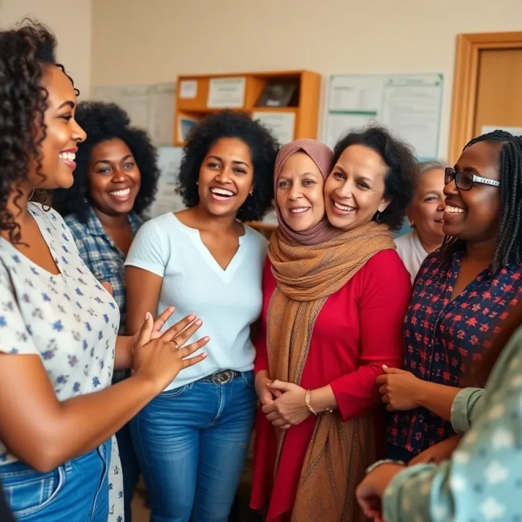 Women celebrating empowerment and education at the Live Your Dream Awards