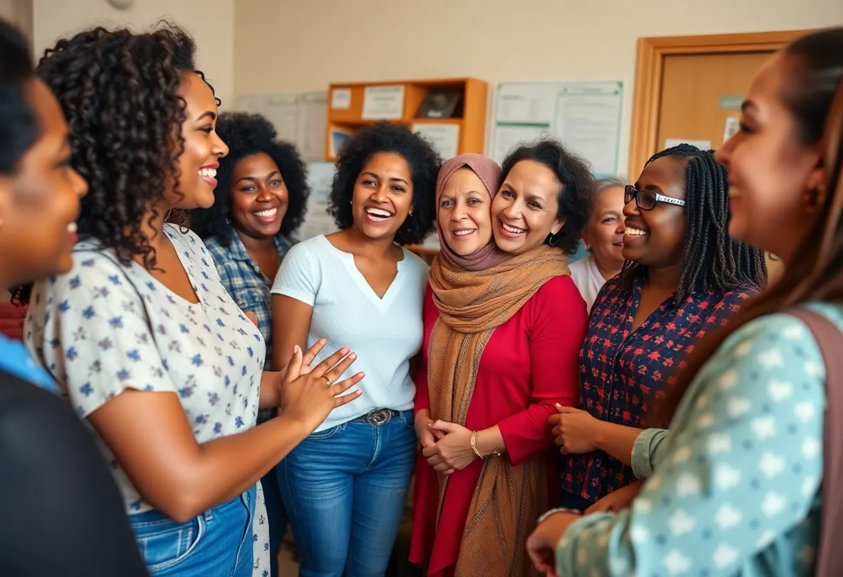 Women celebrating empowerment and education at the Live Your Dream Awards