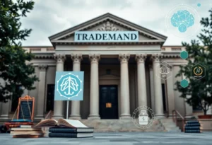 Court building related to trademark litigation