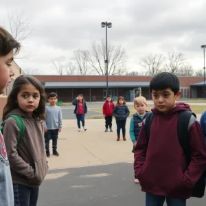 Empty school playground symbolizing the impact of bullying