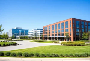 View of Cartwright Business Park featuring modern buildings.