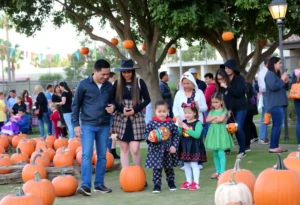 Families enjoying Halloween activities in Coronado