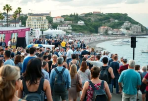 Attendees enjoying the Coronado Island Film Festival