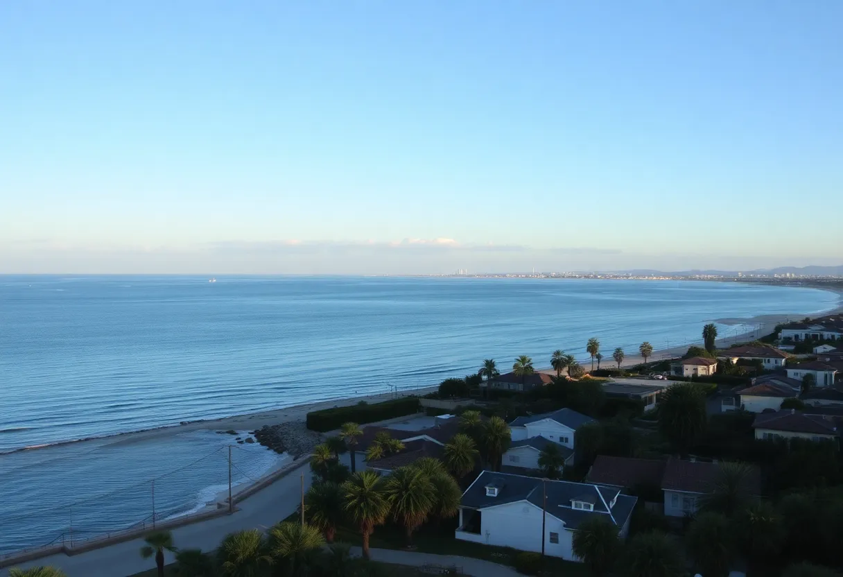 Seaside view of Coronado, California