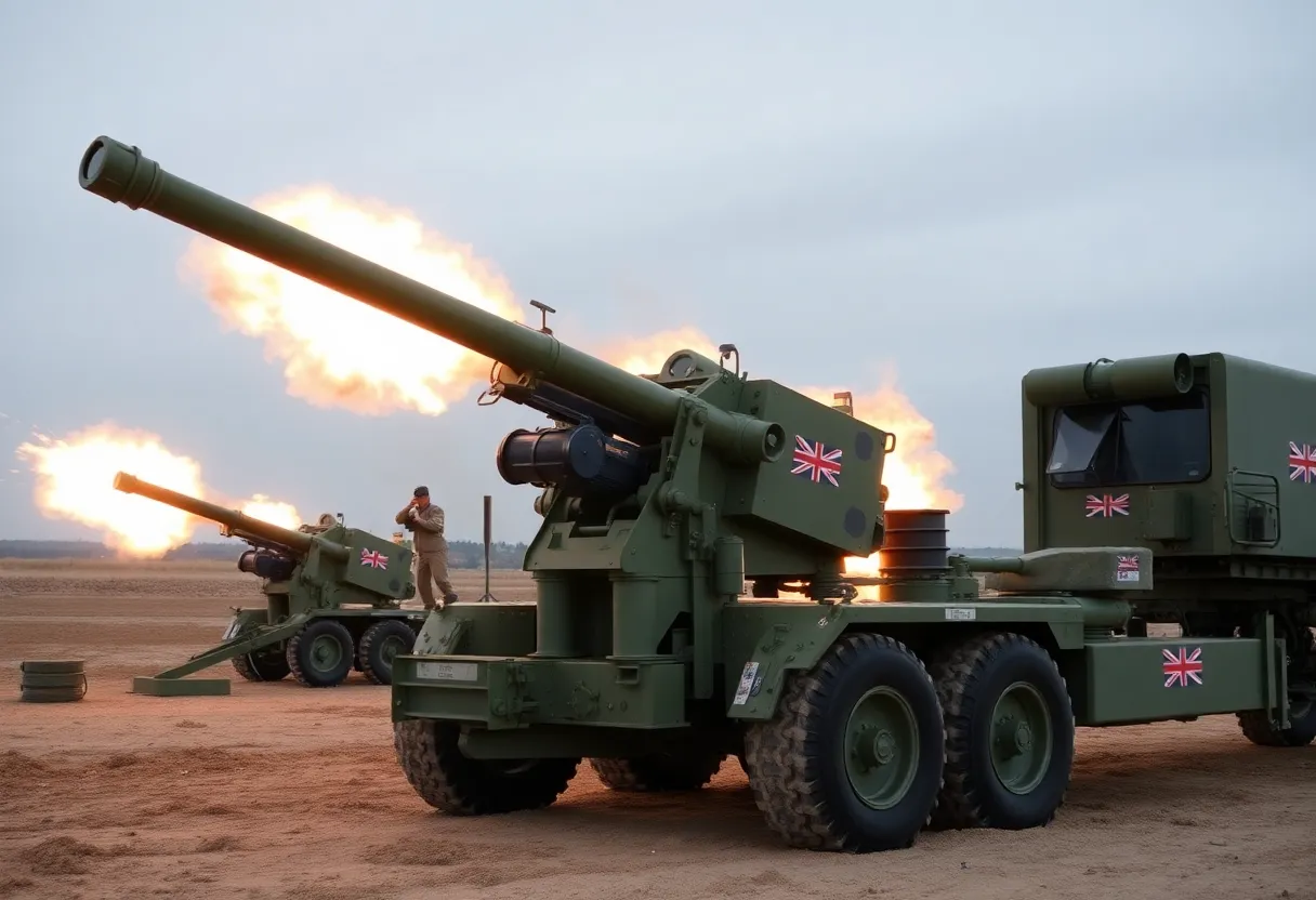 Howitzer artillery demonstration at Marine Corps anniversary event