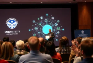 Audience clapping at NACCE award ceremony