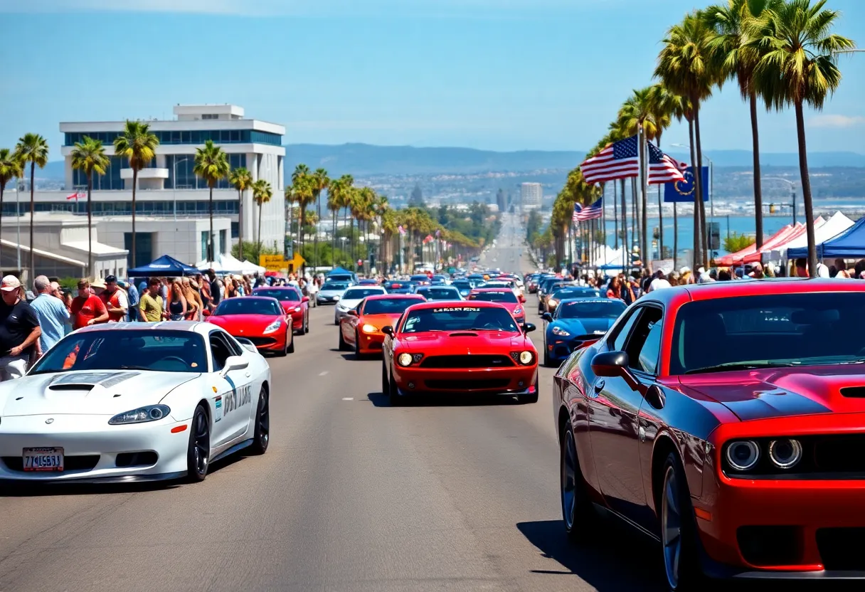 NASCAR race event at Naval Base Coronado