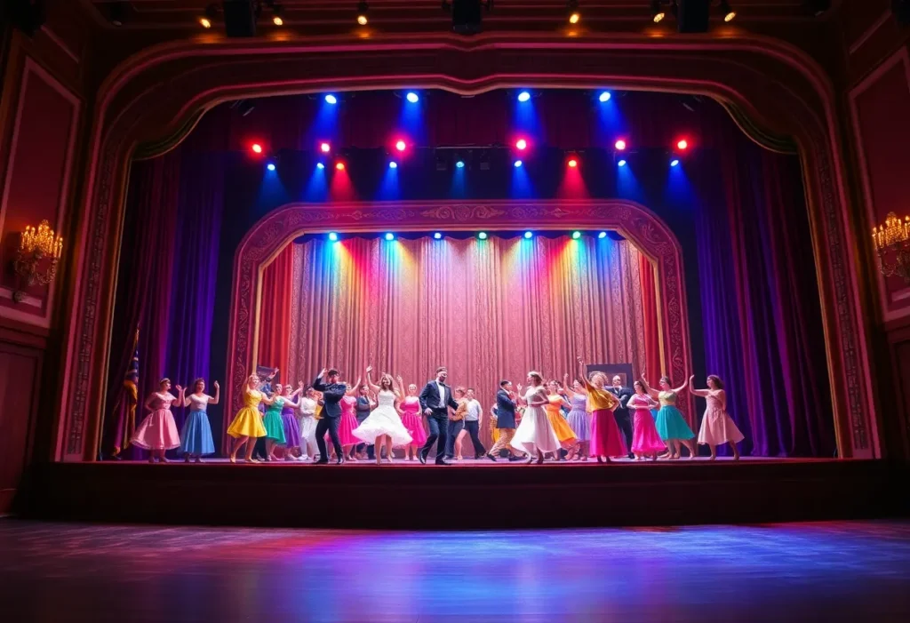 Theatrical performance from the Pippin musical at Coronado Playhouse