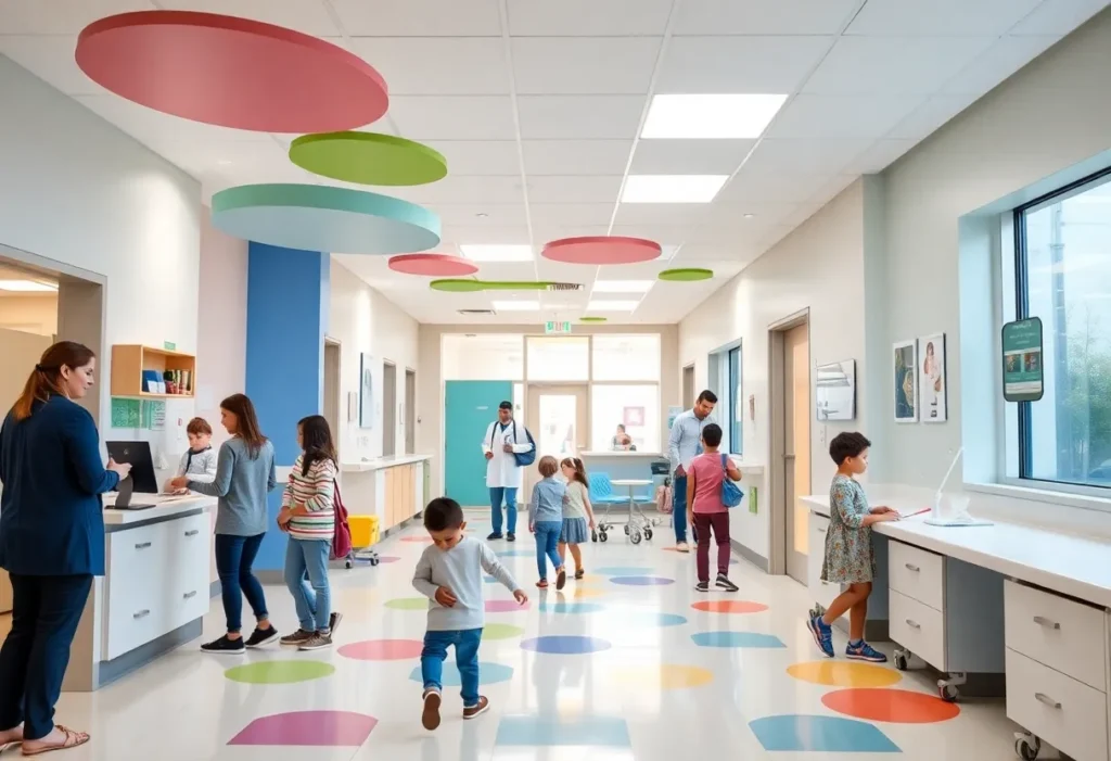 Exterior view of Rady Children's Hospital