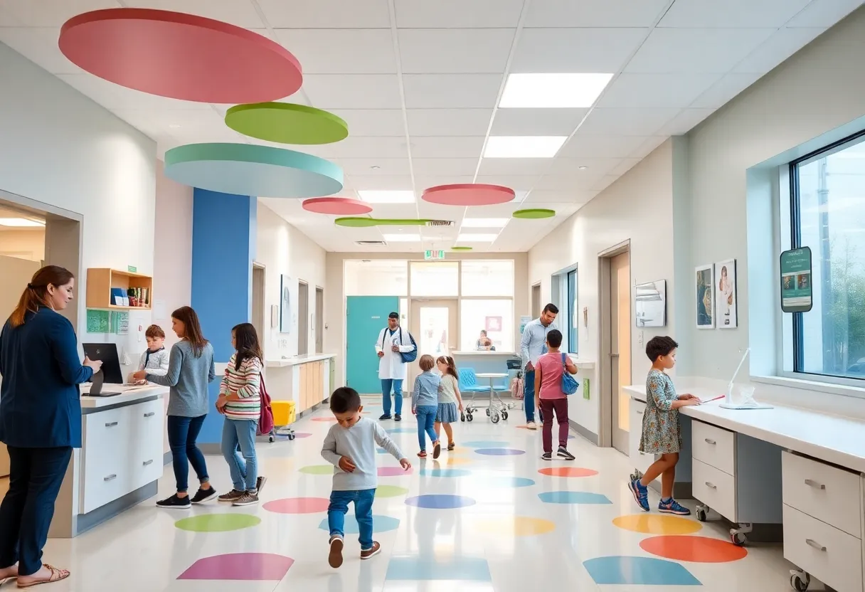 Exterior view of Rady Children's Hospital