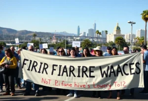Rideshare drivers rallying in California for fair wages and rights